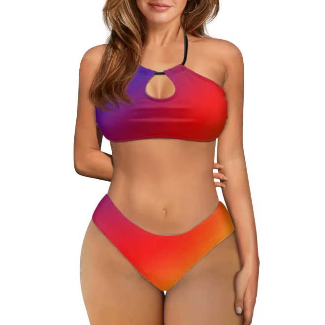 Two Piece Set Bikinis For Beach Swimming Pool