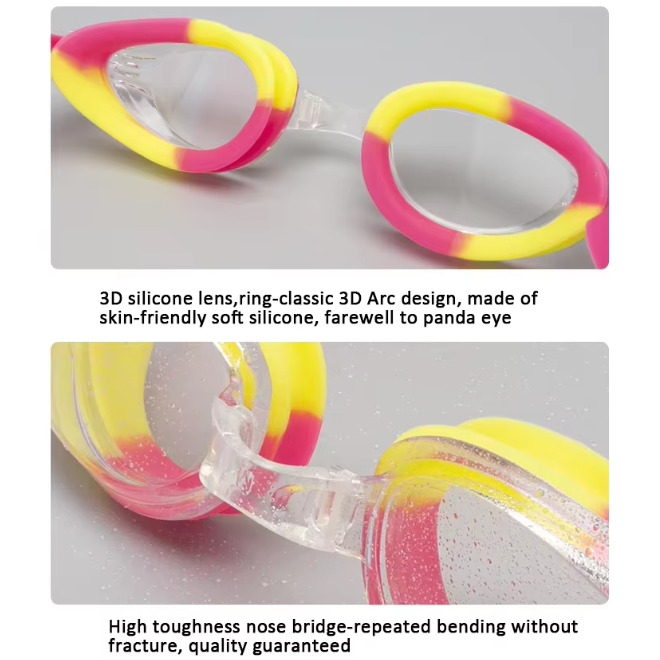 Double Layer Silicone Adult Waterproof Swimming Goggles