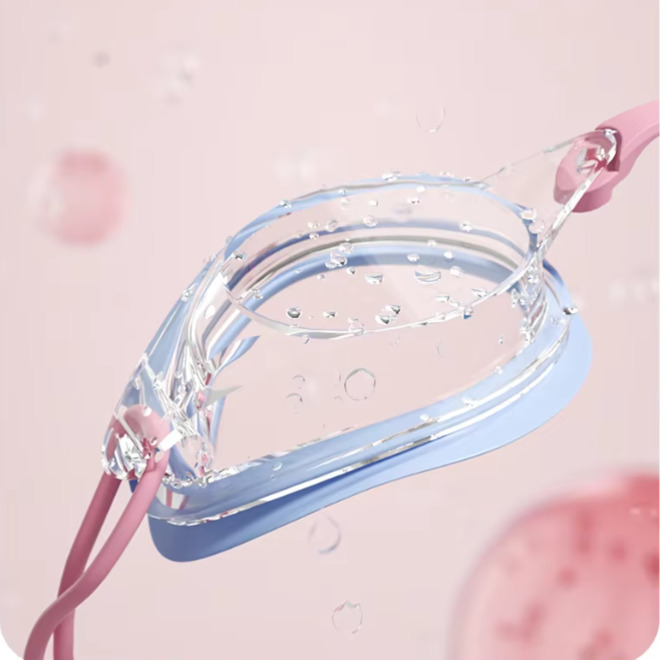 Swimming Goggle with Clear Anti Fog Silicone Lens