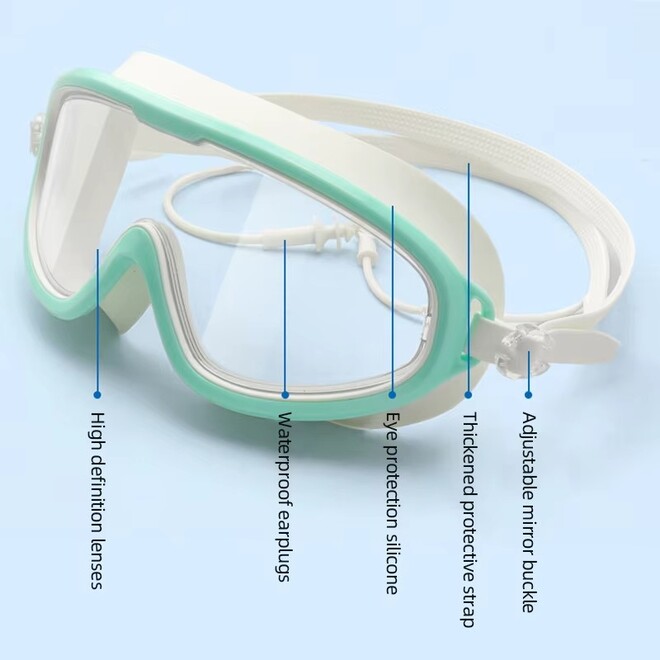 Waterproof Anti Fog Silicone Swimming Goggles
