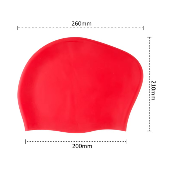 Environmental Silicone Good Stretch No Leakage Swimming Cap