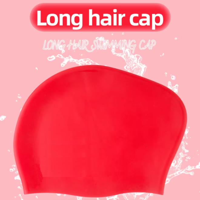 Environmental Silicone Good Stretch No Leakage Swimming Cap