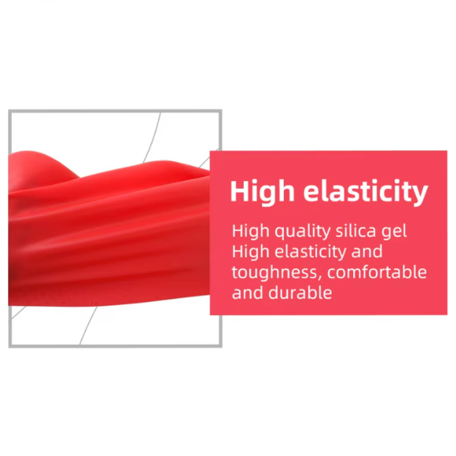 Environmental Silicone Good Stretch No Leakage Swimming Cap