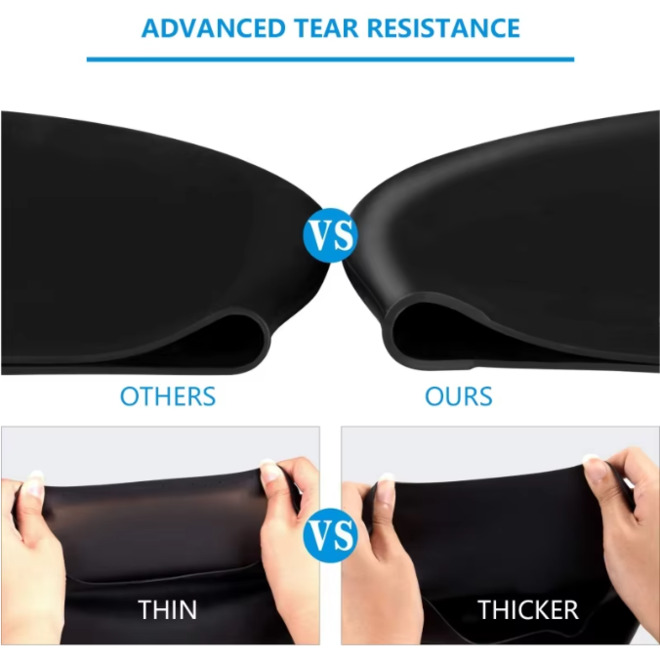 Long Hair Waterproof Silicone Swimming Cap