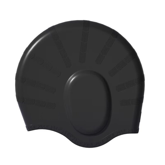 Extra Ear Protection Silicone Swimming Cap For Women