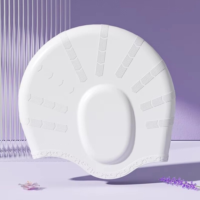 Extra Ear Protection Silicone Swimming Cap For Women