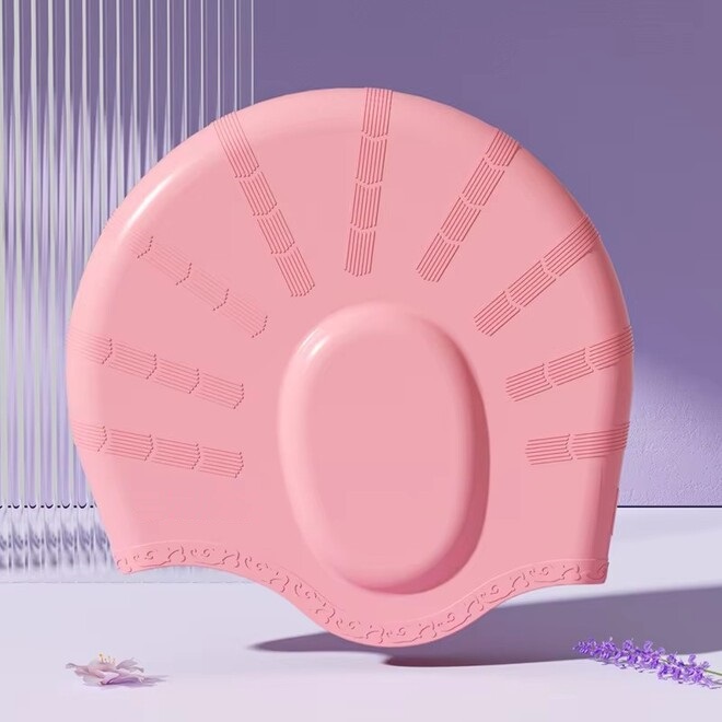 Extra Ear Protection Silicone Swimming Cap For Women