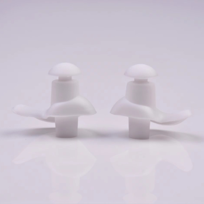 Wholesale 5 Pcs of Eco Friendly Swimming Silicone Ear Plug For Adults