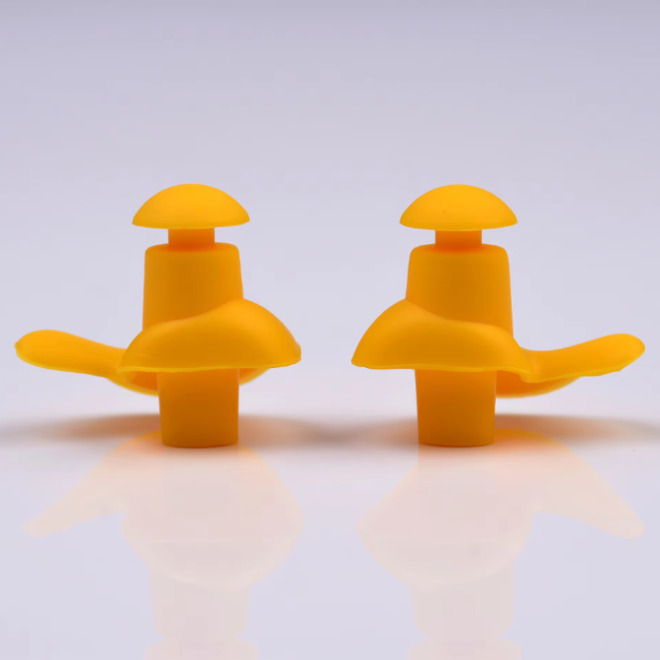 Wholesale 5 Pcs of Eco Friendly Swimming Silicone Ear Plug For Adults