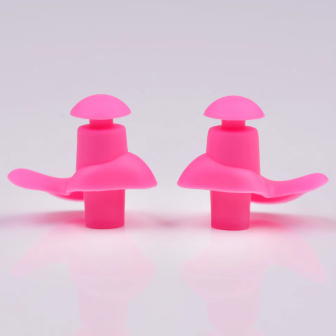 Wholesale 5 Pcs of Eco Friendly Swimming Silicone Ear Plug For Adults